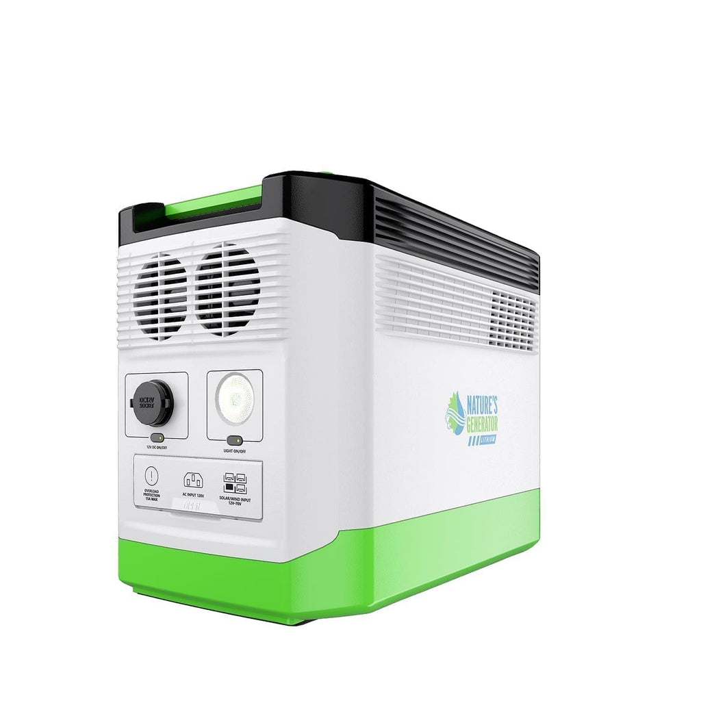 Nature's Generator High Capacity Expandable Lithium 1800 Power Station