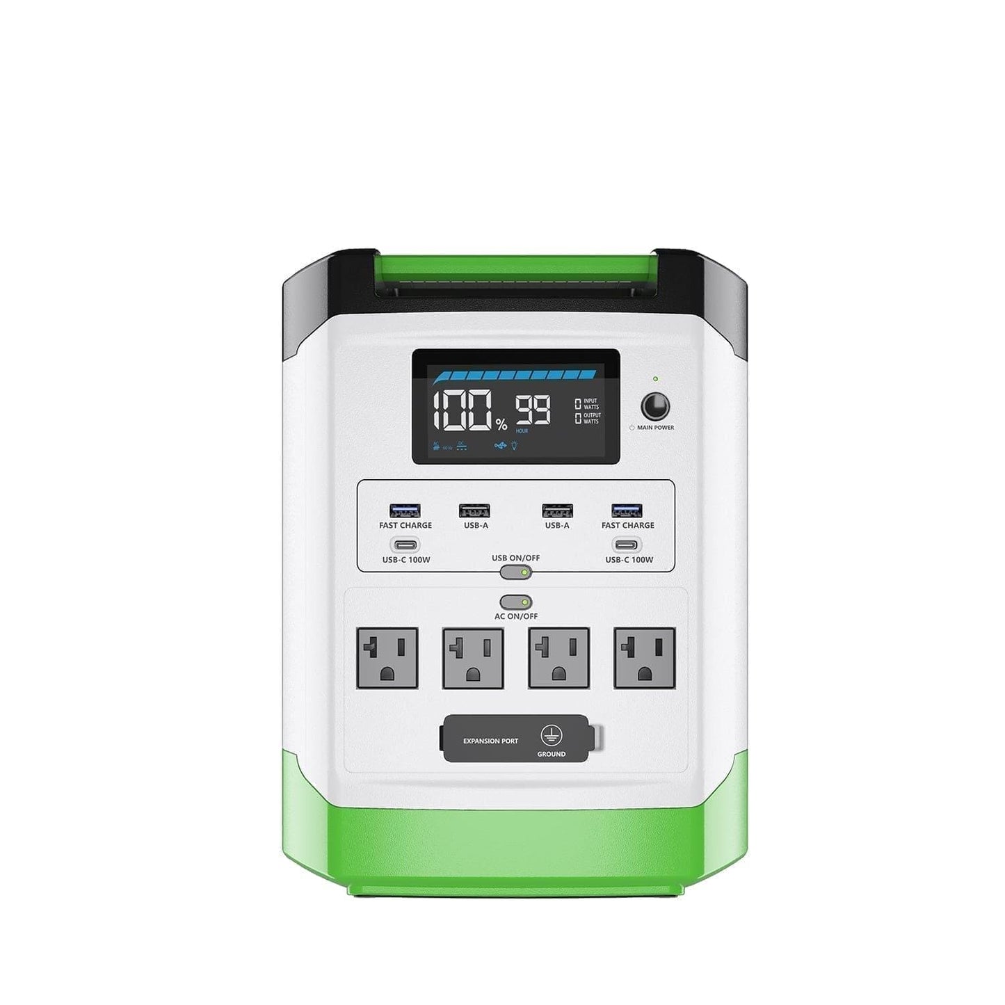 Nature's Generator High Capacity Expandable Lithium 1800 Power Station