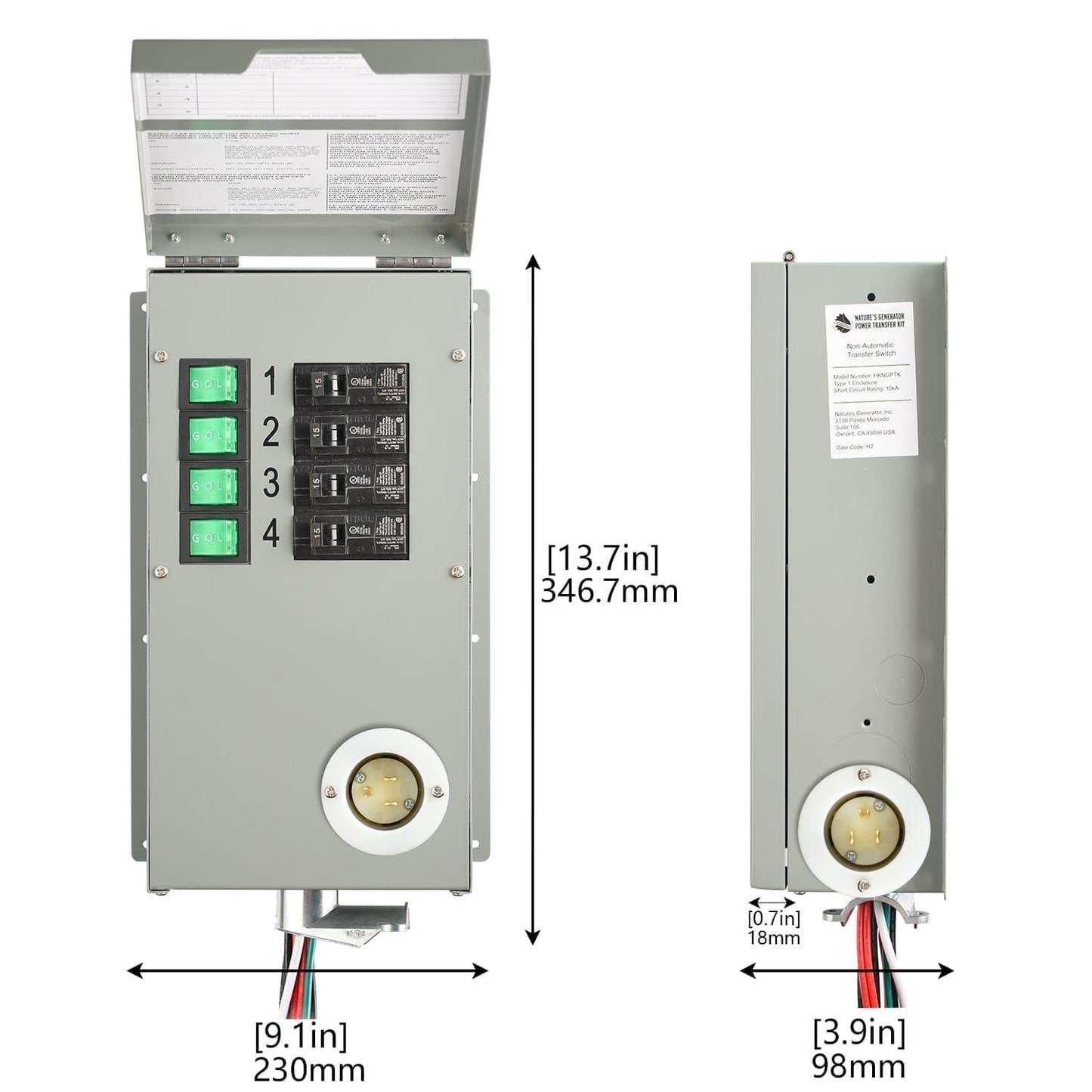 Nature's Generator High Capacity Lithium 1800 Solar Generator