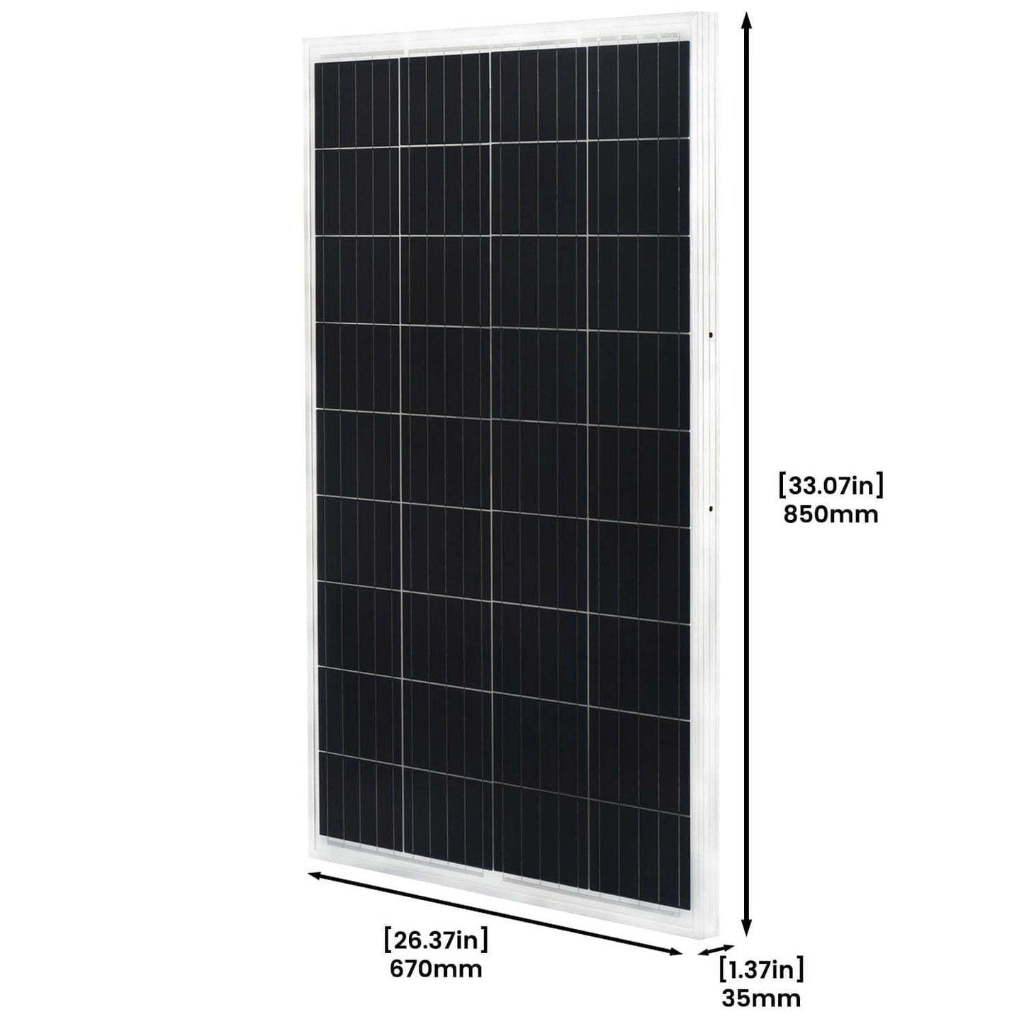 Nature's Generator 200W Rigid Solar Panels w/ cable & connector