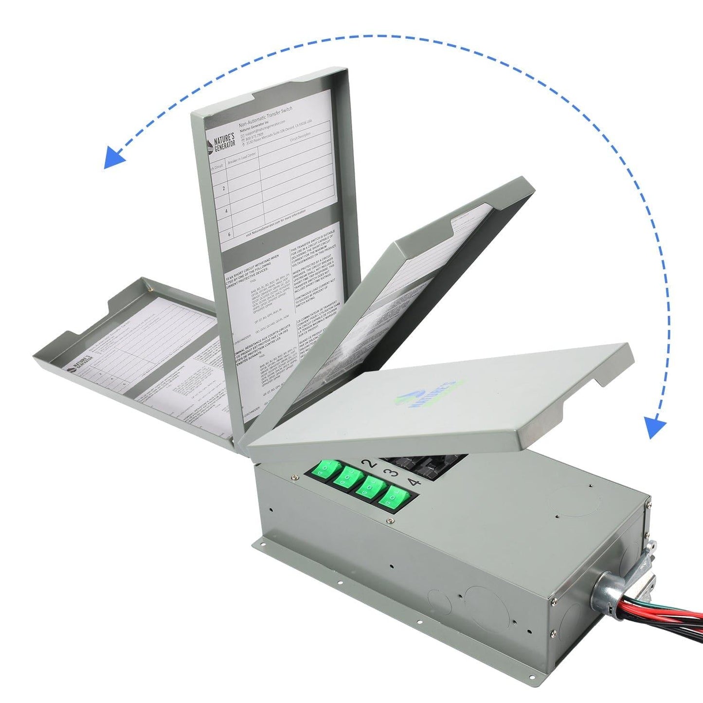 Nature's Generator 120V 15A 4-Circuit Transfer Switch