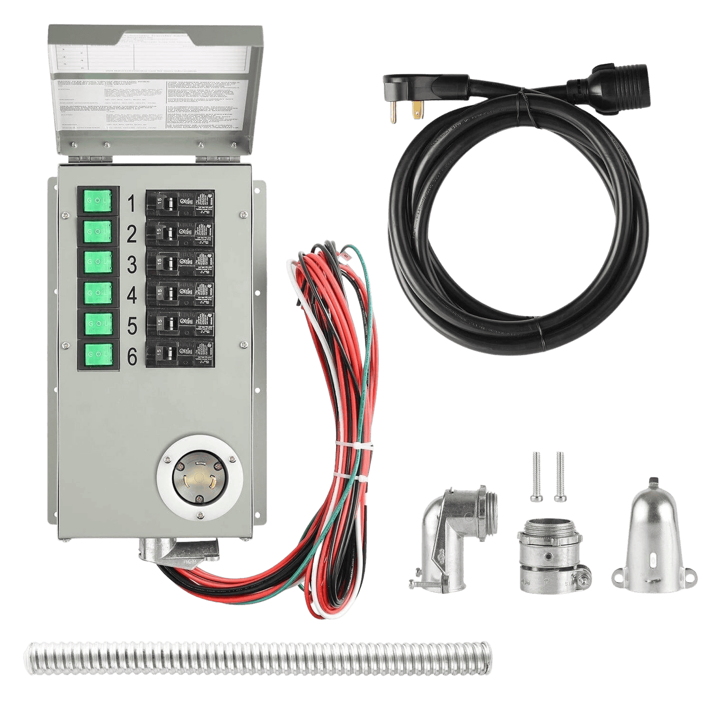 Nature's Generator 120V 30A 6-Circuit Transfer Switch