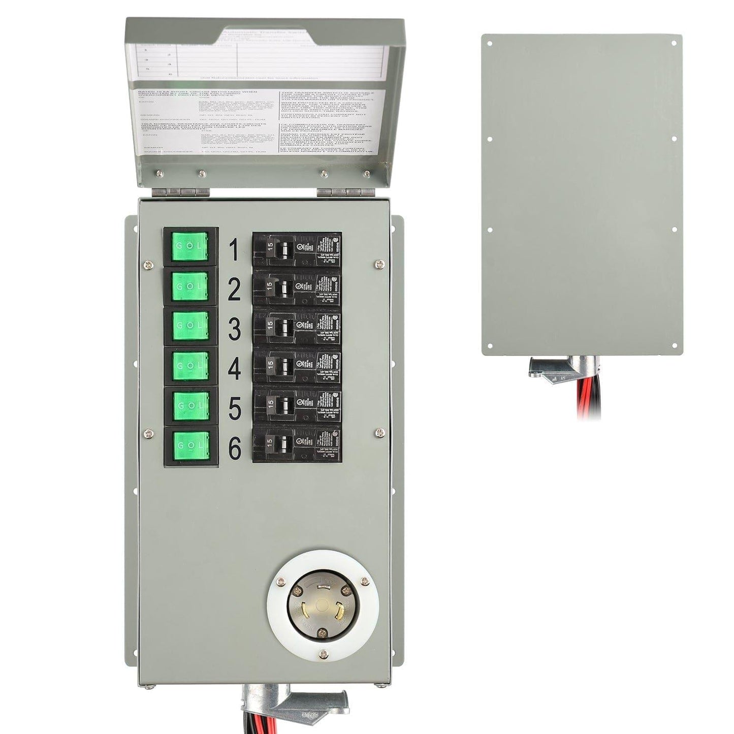 Nature's Generator 120V 30A 6-Circuit Transfer Switch