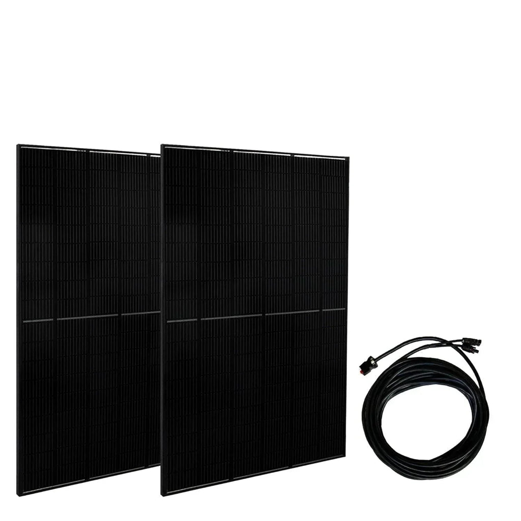 Nature's Generator Lithium 6000 with Solar Panels and Wind Turbine