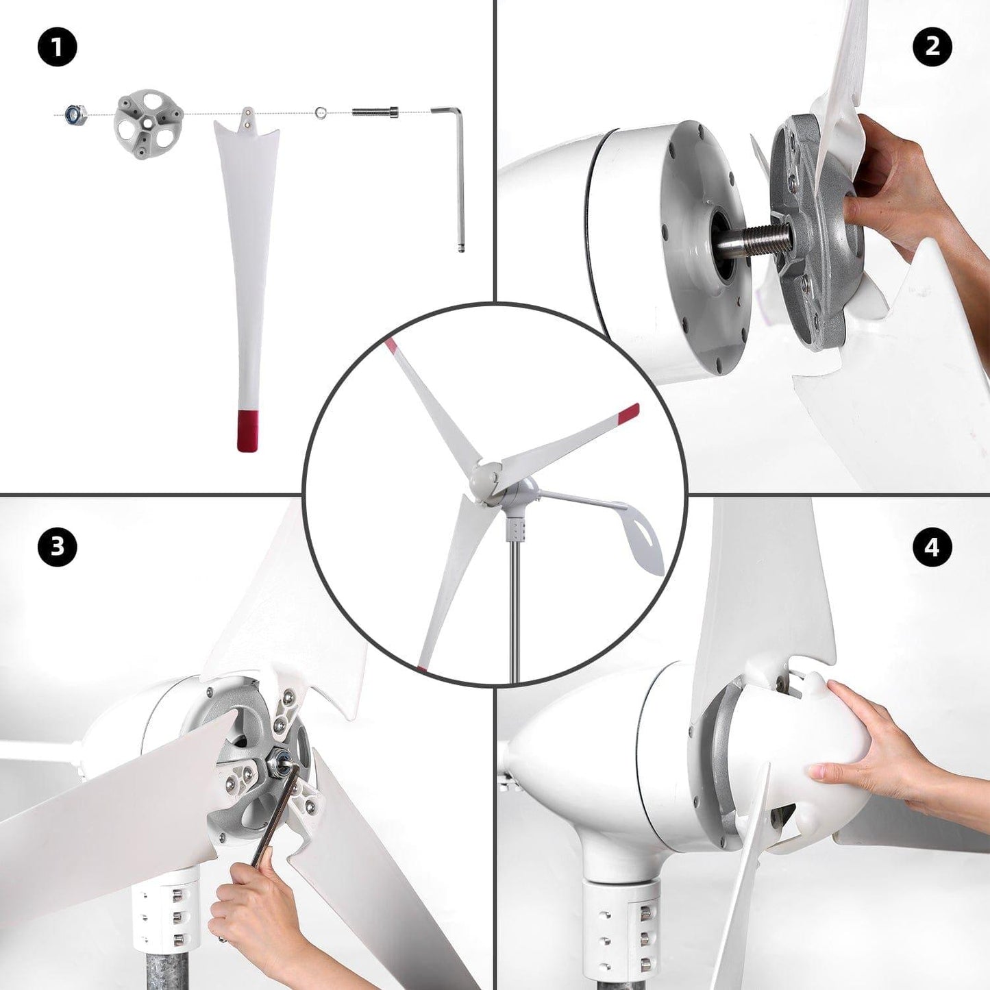 Nature's Generator Powerhouse Gen 2 Solar & Wind Generator