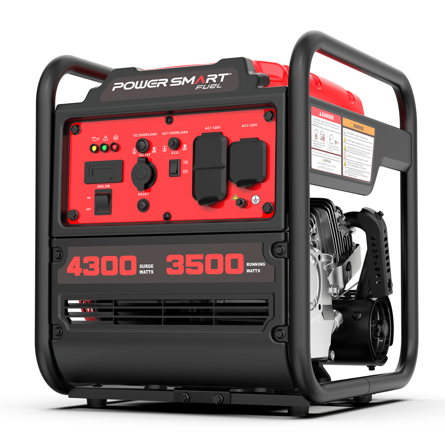 PowerSmart 4300W Open Frame Gas Inverter Generator DB5041 product image 9