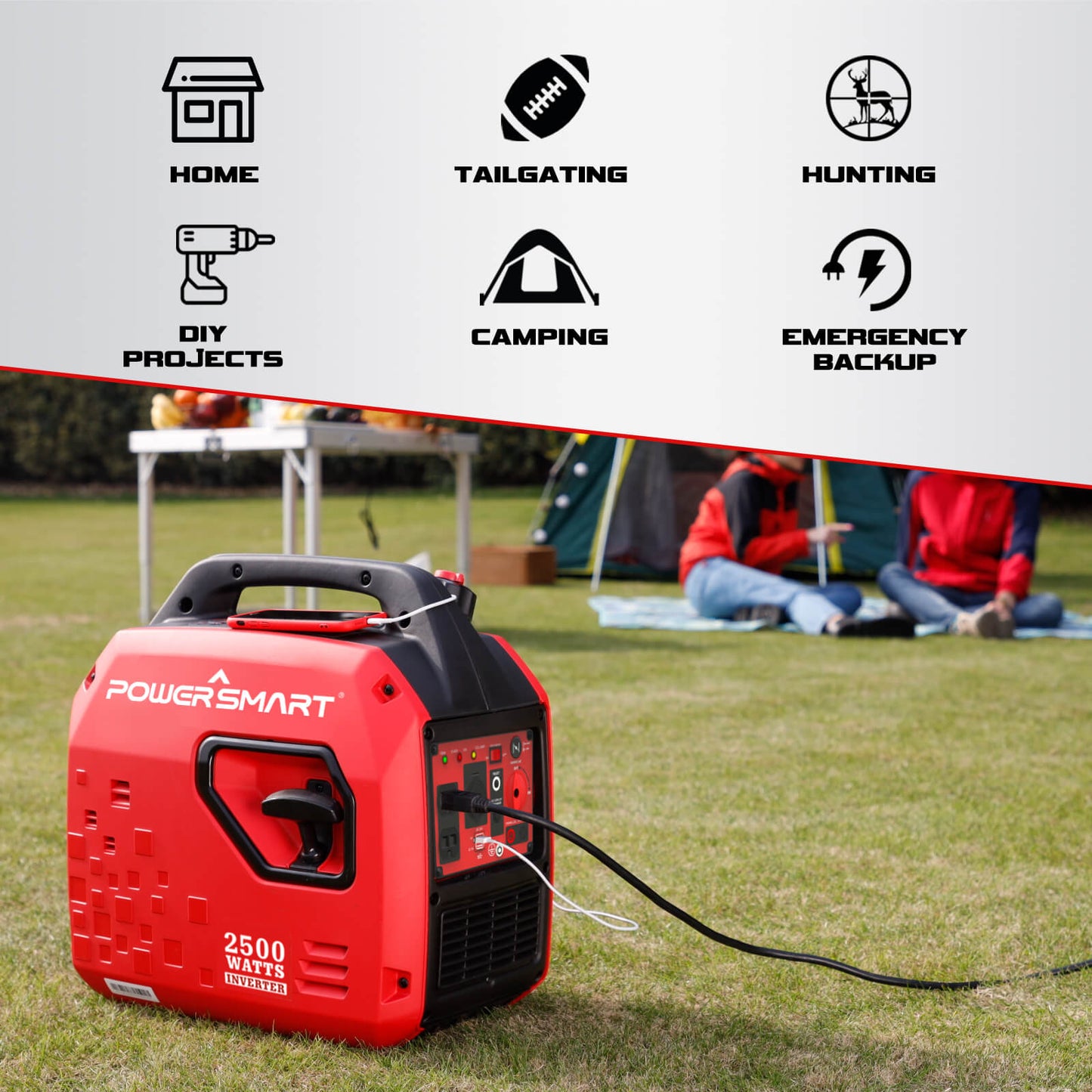 PowerSmart 2500W Inverter Generator HB5025
