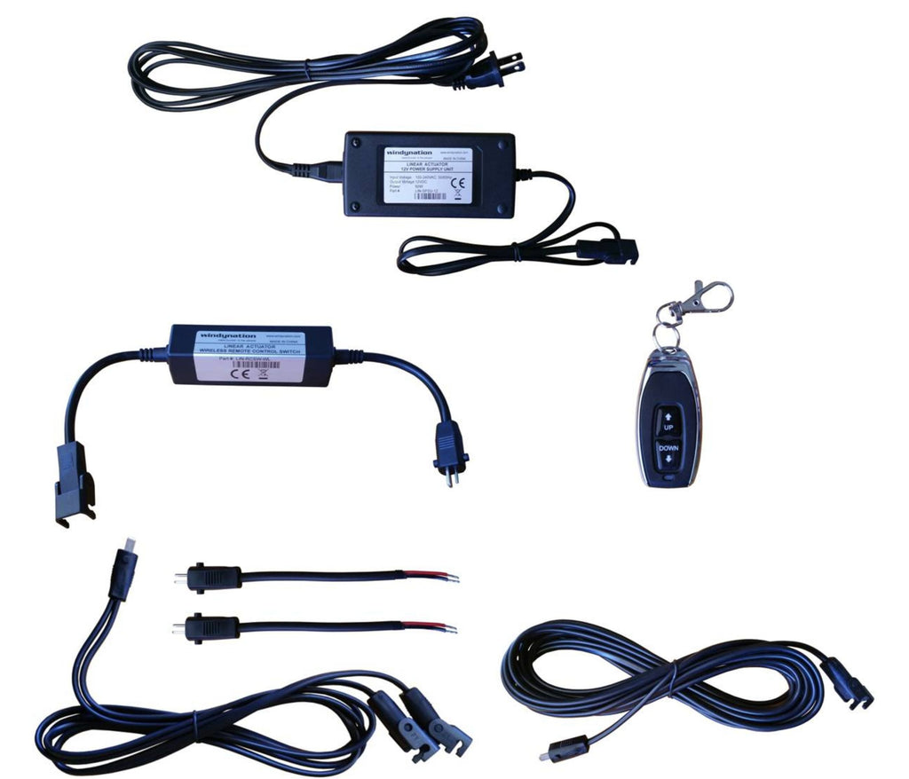 WindyNation Linear Actuator or DC Motor Power Supply + DPDT Wireless