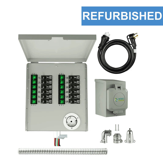 Refurbished - Nature's Generator 120/240V 50A 12-Circuit Non-Automatic Transfer Switch product image 1