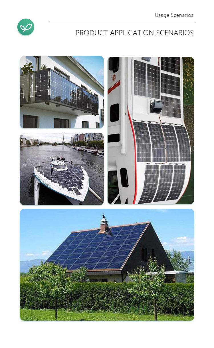 Full Battery Sunpower 100W Flexible Solar Panel (Pallet of 30)