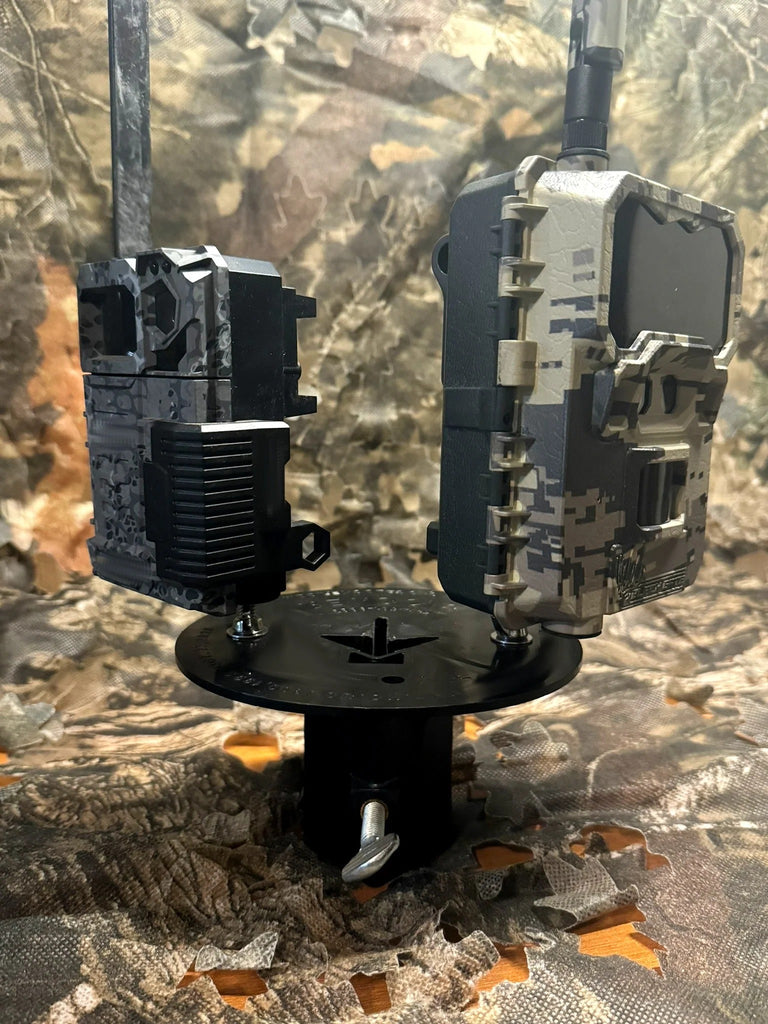 ShopThermalOptics Patented T-Post Mount for 2 Trail Cameras — No Arms product image 3