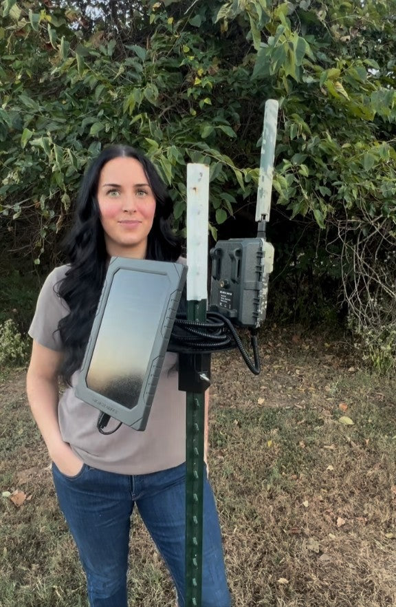 ShopThermalOptics Patented T-Post Trail Camera & Solar Panel Mount — 1 product image 2