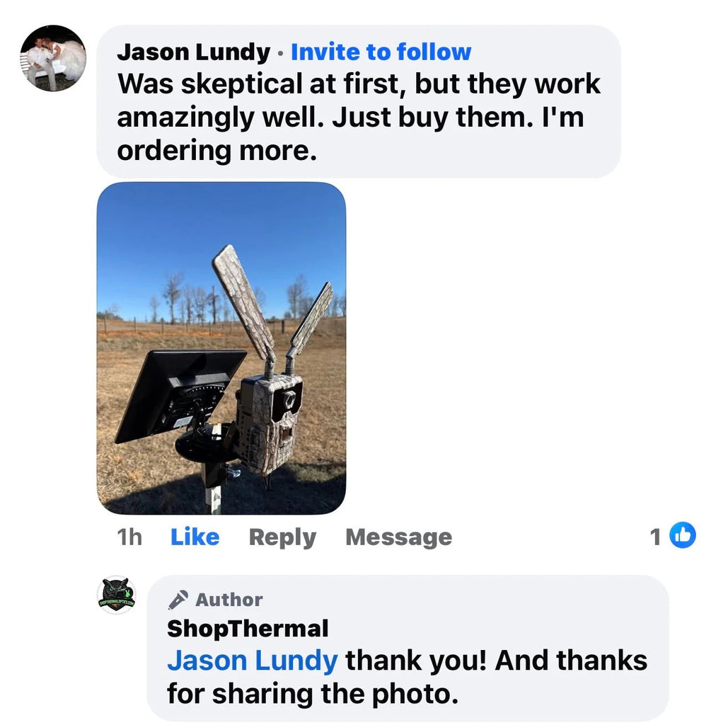 ShopThermalOptics Patented T-Post Trail Camera & Solar Panel Mount — 1 product image 3
