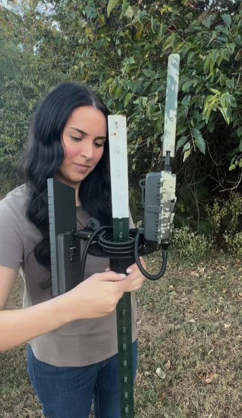 ShopThermalOptics Patented T-Post Trail Camera & Solar Panel Mount — 1 product image 4