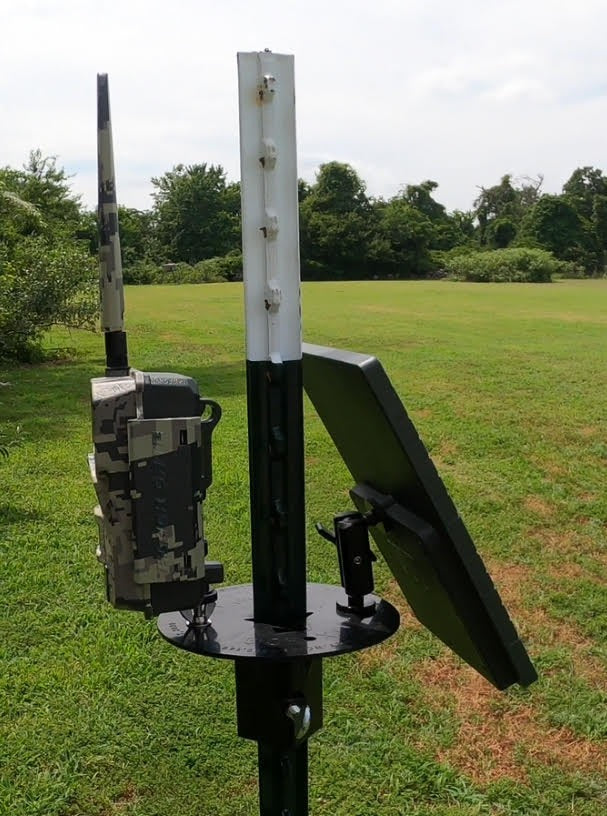 ShopThermalOptics Patented T-Post Trail Camera & Solar Panel Mount — 1 product image 5
