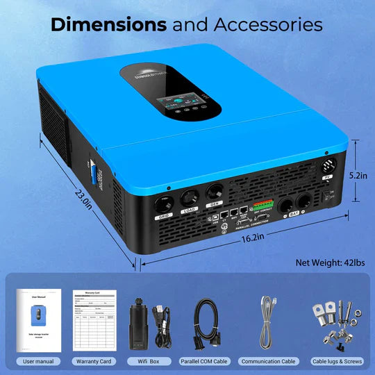 SunGold 6.5KW 48V Split Phase Solar Inverter product image 6