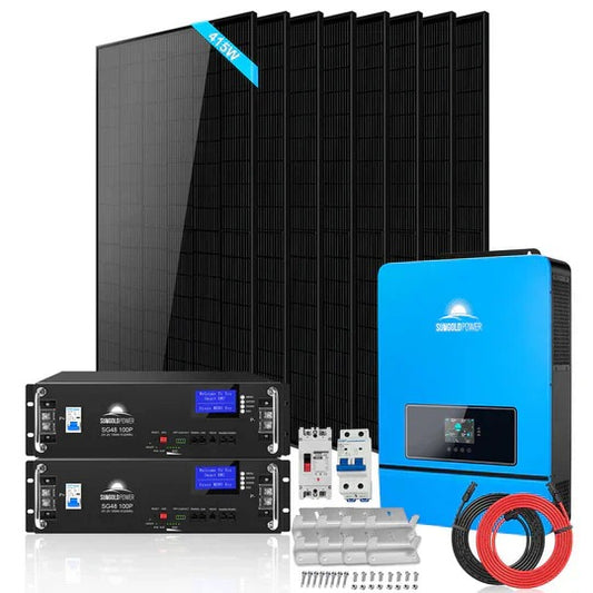 SunGold Off-Grid Solar Kit - 6500W/8000W 48VDC 120V/240V - LiFePO4 product image 1