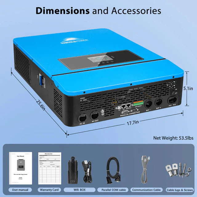 SunGold Power 8KW 48V Split Phase Solar Inverter product image 5