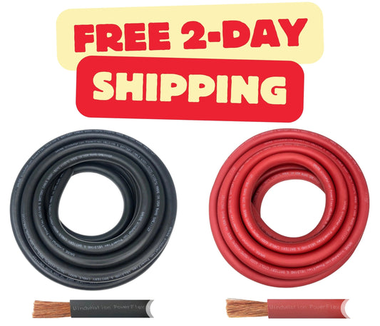 WindyNation 4 Gauge Copper Flex Welding & Battery Cable product image 1