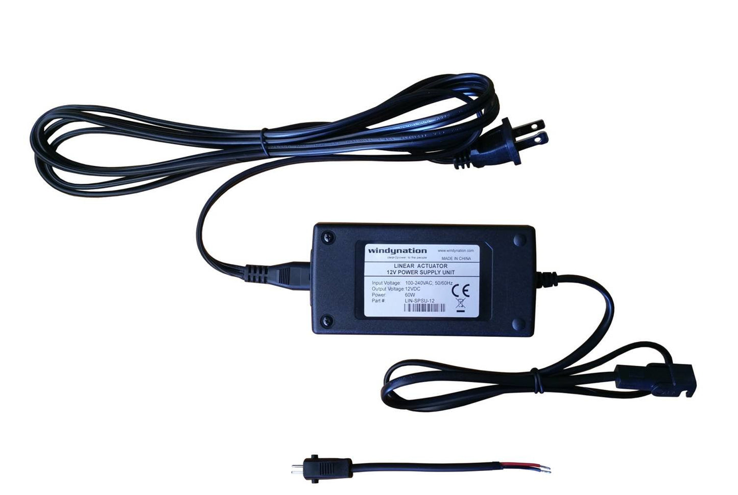 WindyNation Linear Actuators 12-Volt 225lbs + Mounting Brackets