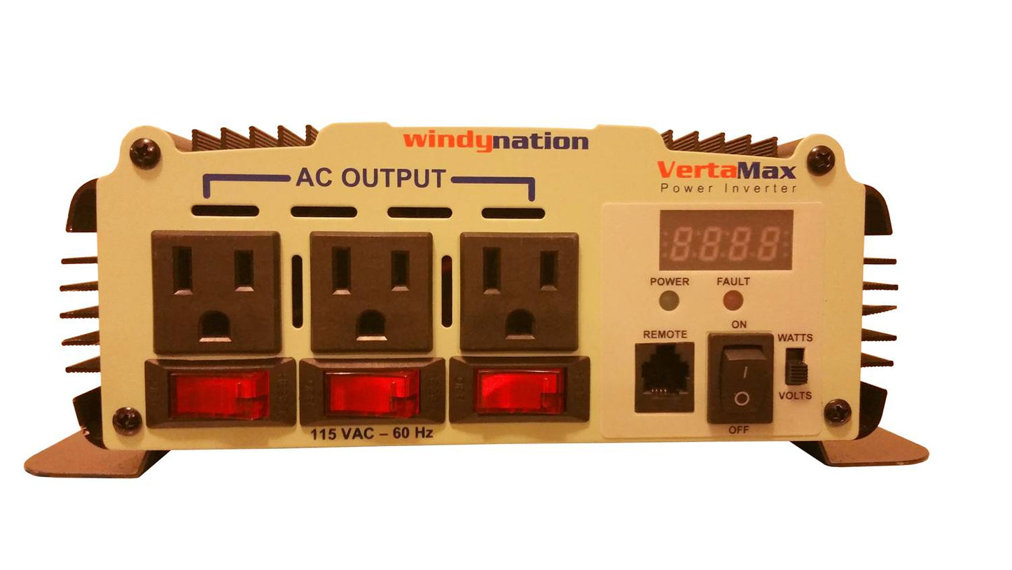 WindyNation VertaMax 1500 Watt Modified 12V Power Inverter